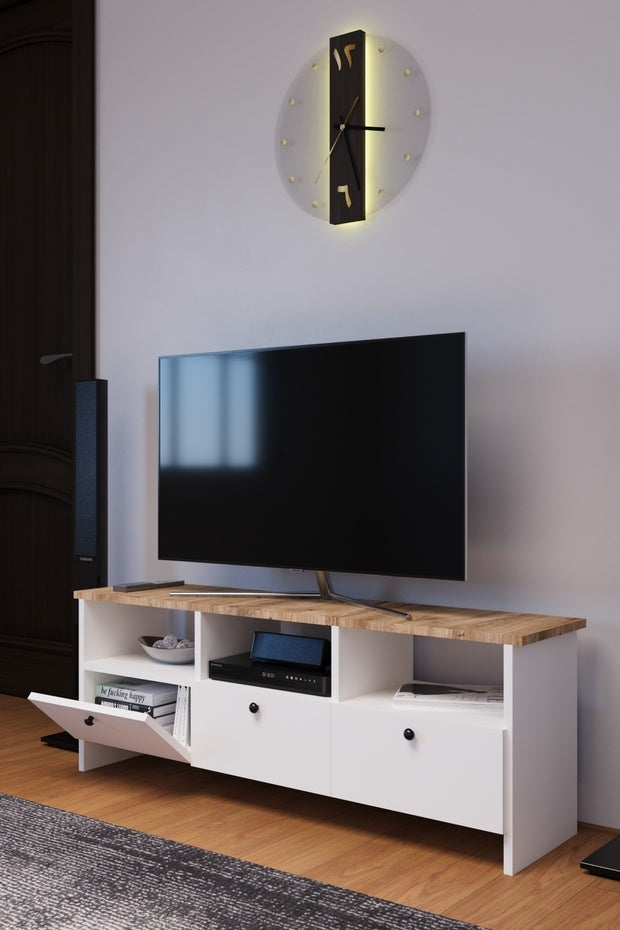 Ahşap Dekoratif Tv Ünitesi