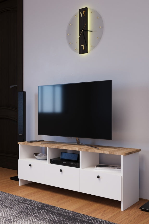 Ahşap Dekoratif Tv Ünitesi
