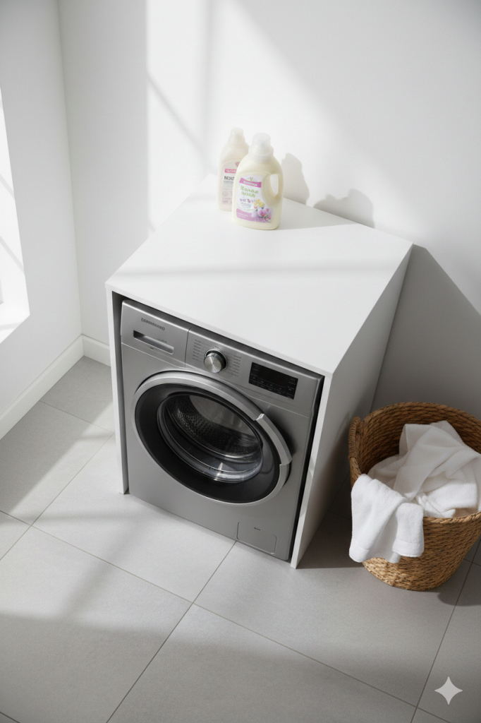 Aden Çamaşır ve Kurutma Makine Dolabı,Banyo Mobilyası
