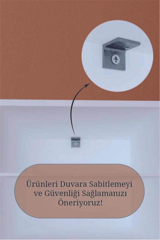 8 Raflı 2 Kapaklı 16R Çok Amaçlı Dolap Erzak Dolabı Banyo Dolabı