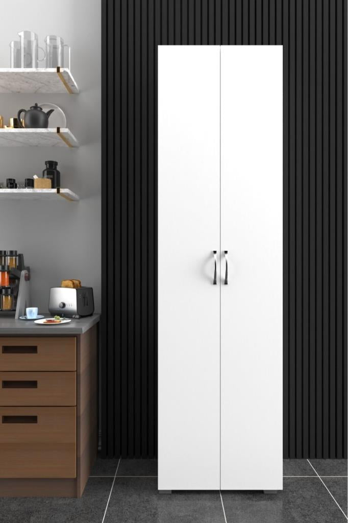 Çok Amaçlı Dolap Mutfak Banyo Balkon Kiler 8 Raflı Dolap